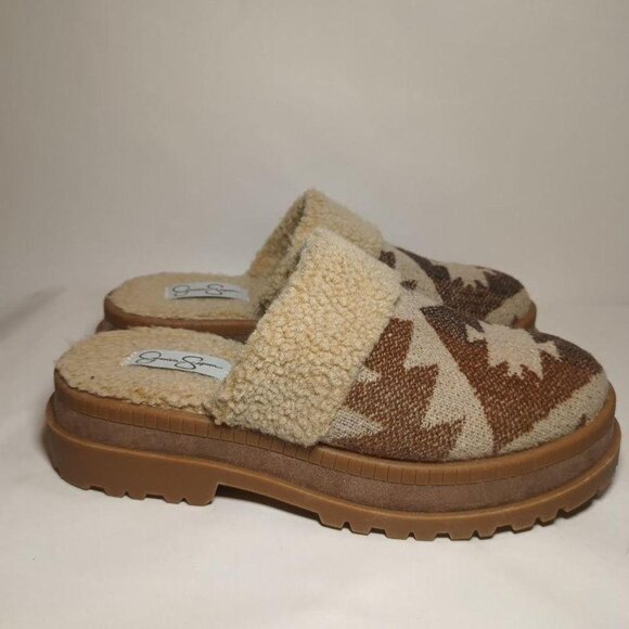 Jessica Simpson Women's Tan Slides - Picture 4 of 5